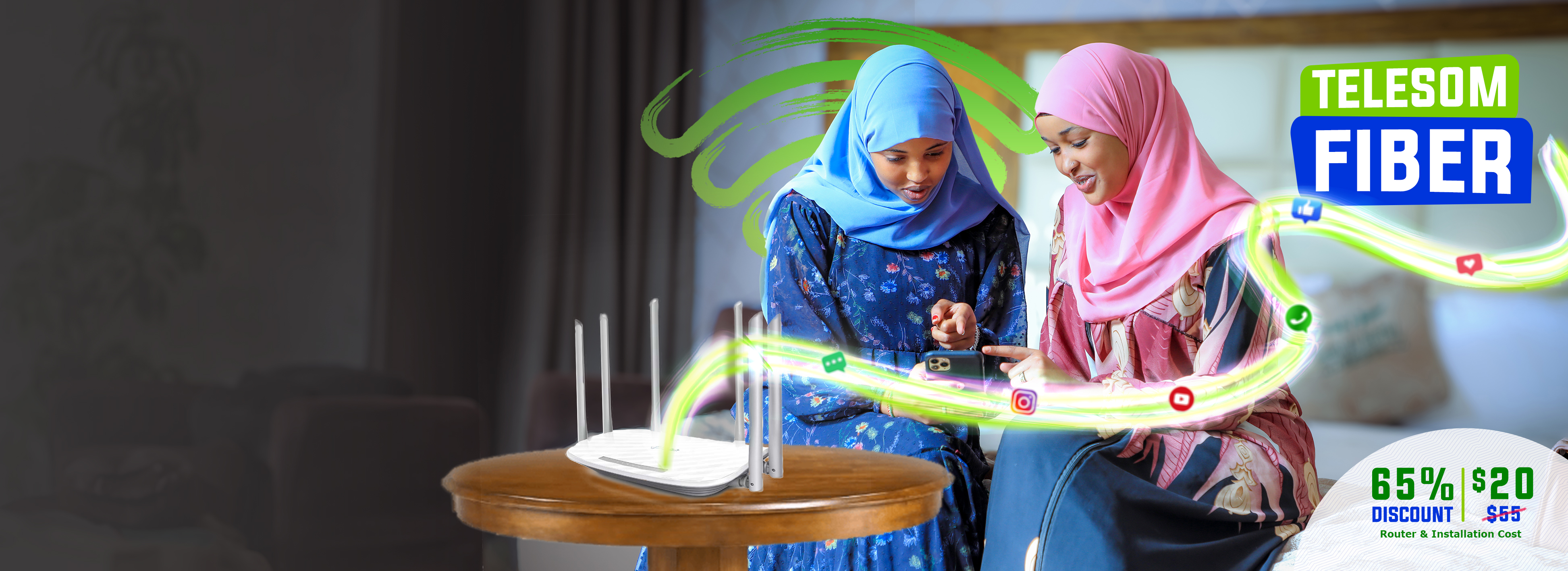 Fiber optic internet